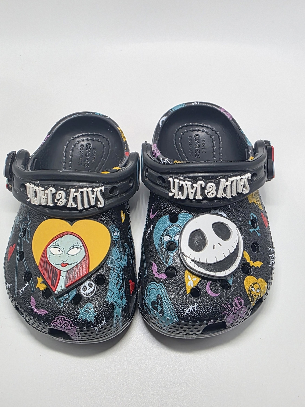 CROCS Kids Black The Nightmare Before Christmas Graphic Clogs